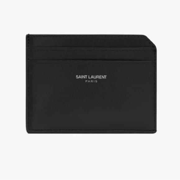 Saint Laurent Accessories - Saint Laurent Light Musk(olive green)Slim Leather Card Case
